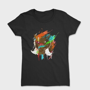 Colorful Boar, Women's T-Shirt