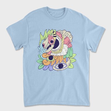 Colorful Creature 1, Unisex Men's T-Shirt