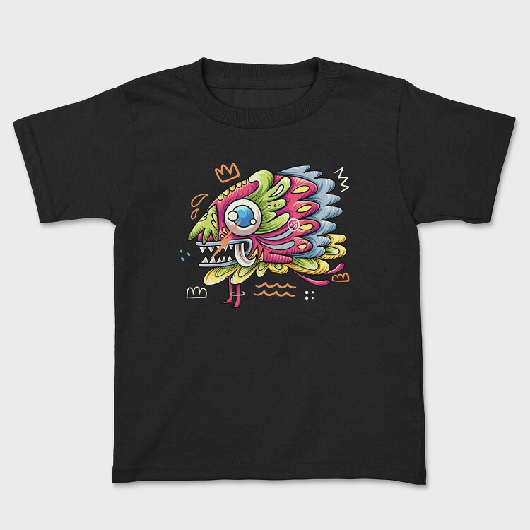 Colorful Creature 21, Kids' T-Shirt