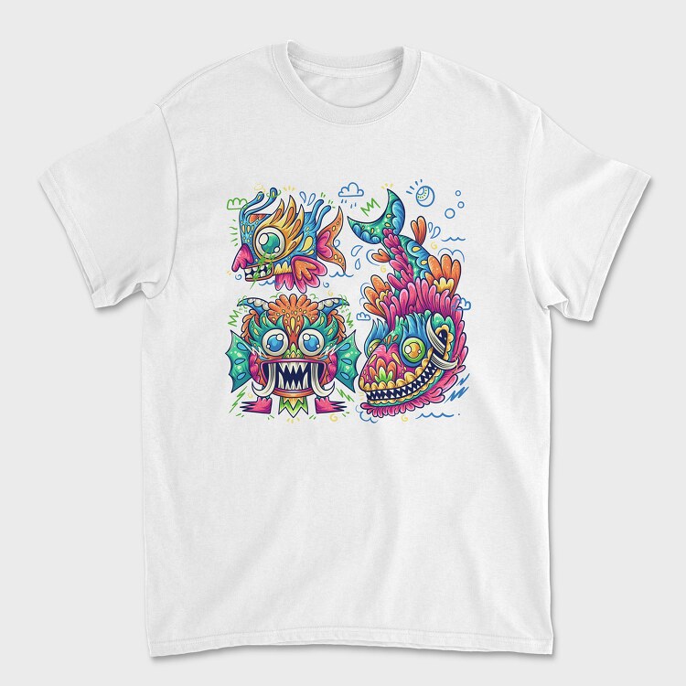 Colorful Creature 35, Унисекс Мъжка Тениска