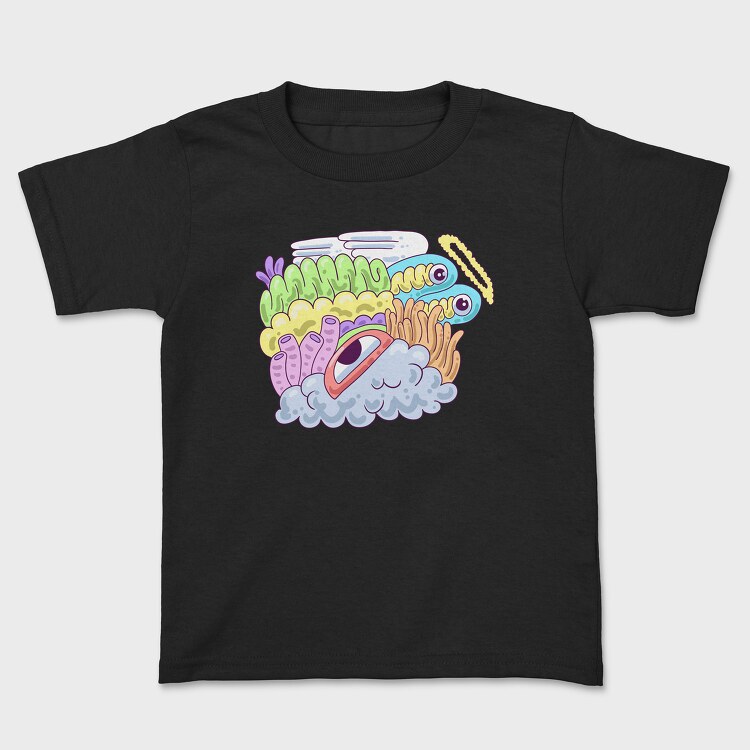Colorful Creature 36, Kids' T-Shirt