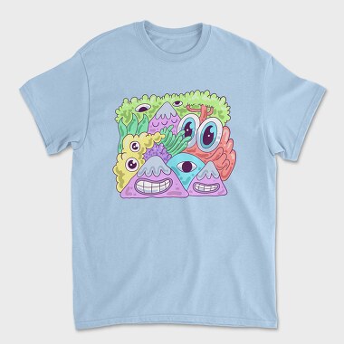 Colorful Creature 37, Unisex Men's T-Shirt