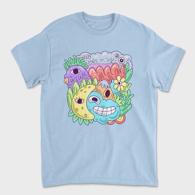 Colorful Creature 40, Unisex Men's T-Shirt