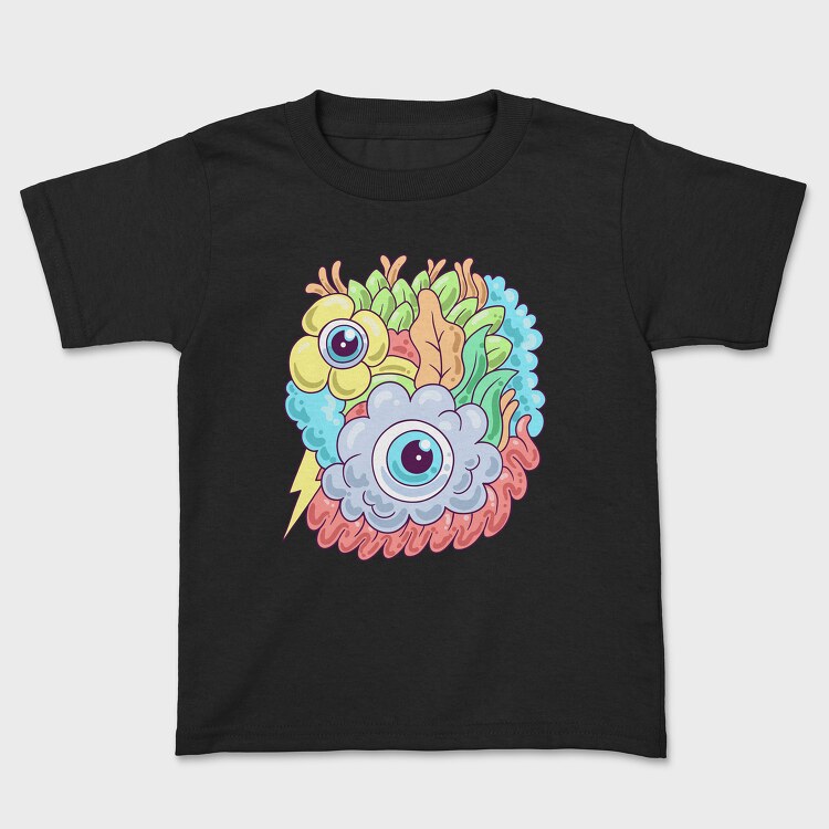 Colorful Creature 41, Kids' T-Shirt