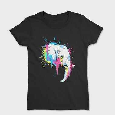 Colorful Elephant, Дамска Тениска