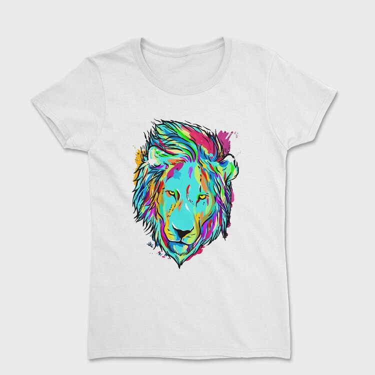 Colorful Lion 2, Дамска Тениска