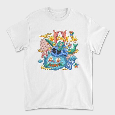 Colorful Monster, Unisex Men's T-Shirt