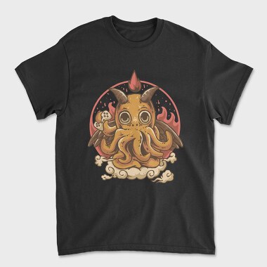 Unisex Men's T-Shirt, Cute Monster Controller