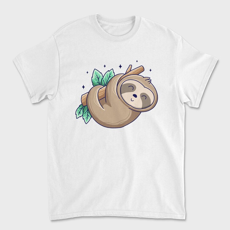 Cute Sloth 1, Унисекс Мъжка Тениска