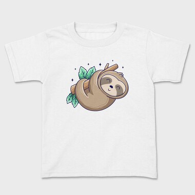 Cute Sloth 1, Kids' T-Shirt