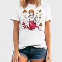 Cute Unicorn Flowers, Women's T-Shirt