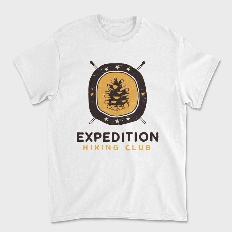 Expedition Hiking Club, Унисекс Мъжка Тениска