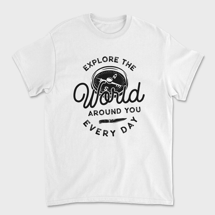 Explore the World, Унисекс Мъжка Тениска