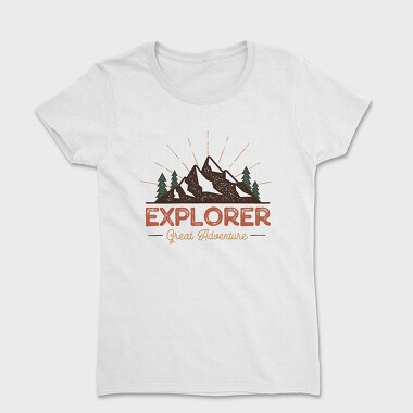 explorer great adventure, Women's T-Shirt