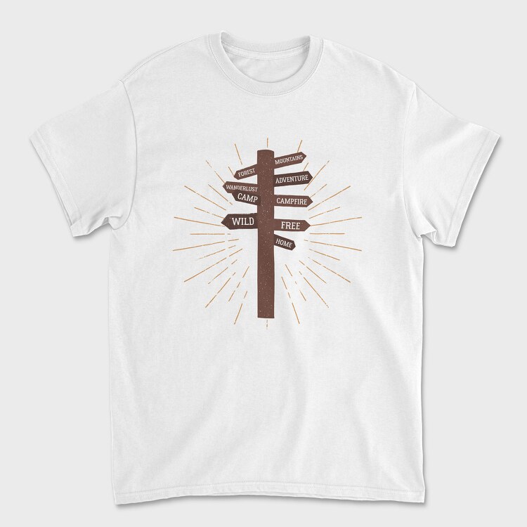 Freedom Trail Signpost, Unisex Men's T-Shirt