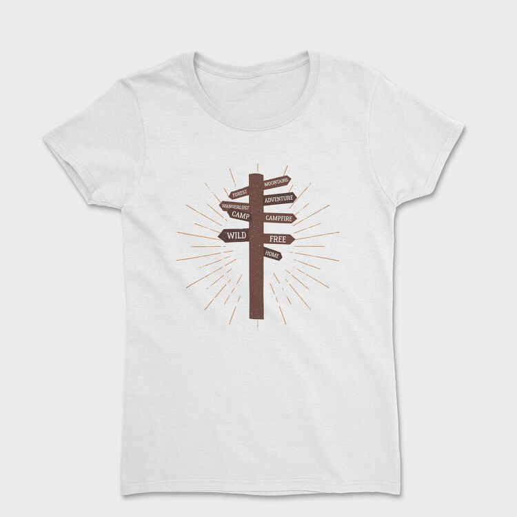 Freedom Trail Signpost, Women's T-Shirt