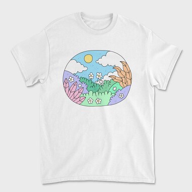 Garden 3, Unisex Men's T-Shirt