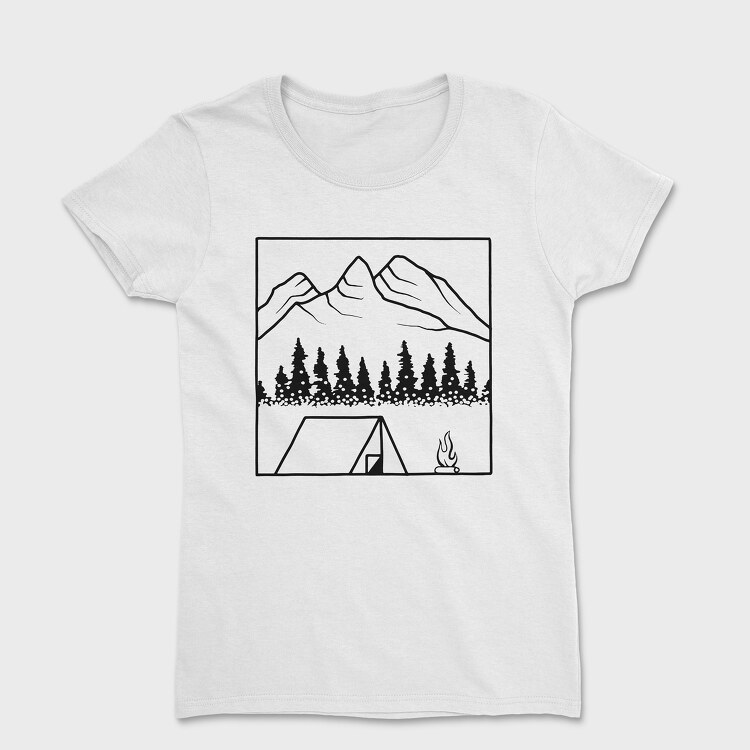 Geometric Landscape 10, Women's T-Shirt