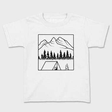 Geometric Landscape 10, Kids' T-Shirt