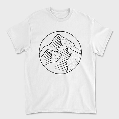 Geometric Landscape 11, Unisex Men's T-Shirt