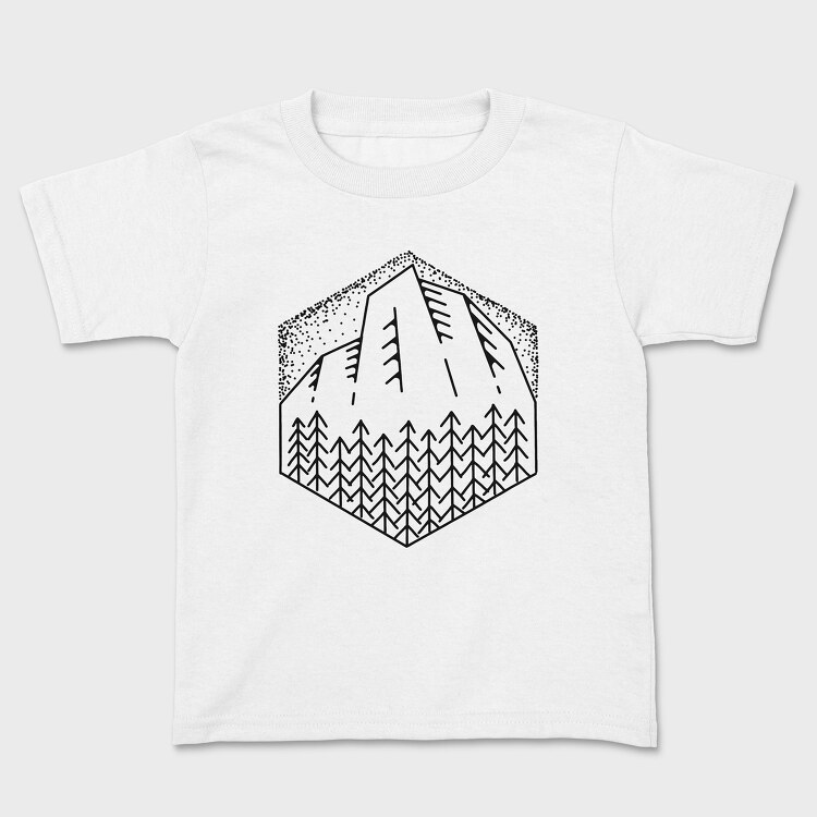 Geometric Landscape 2, Kids' T-Shirt