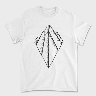 Geometric Landscape 3, Unisex Men's T-Shirt