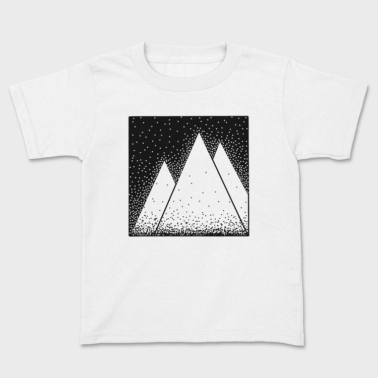 Geometric Landscape 4, Kids' T-Shirt