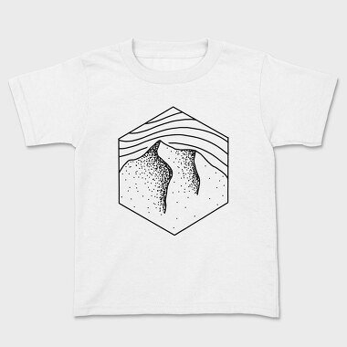 Geometric Landscape 6, Kids' T-Shirt