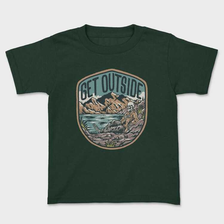 Get Outside Skeleton, Детска Тениска