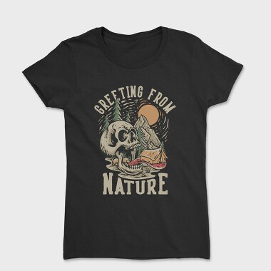 Greeting From Nature, Women's T-Shirt