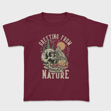 Greeting From Nature, Kids' T-Shirt