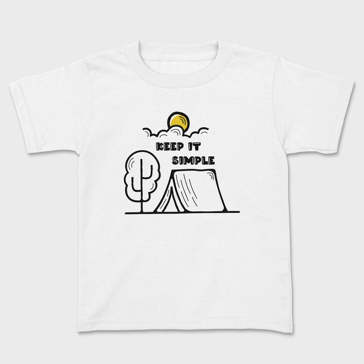 Keep It Simple Camping, Детска Тениска