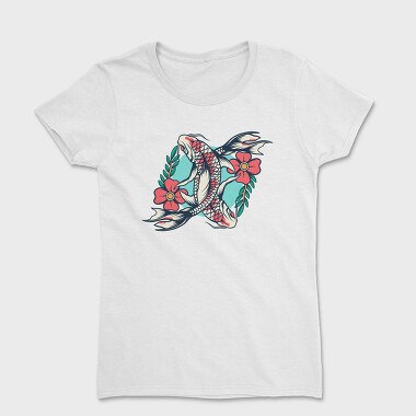 Koi Fish Illustration 6, Women's T-Shirt