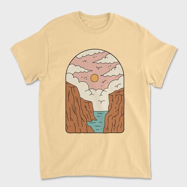 Landscape Nature 4, Unisex Men's T-Shirt
