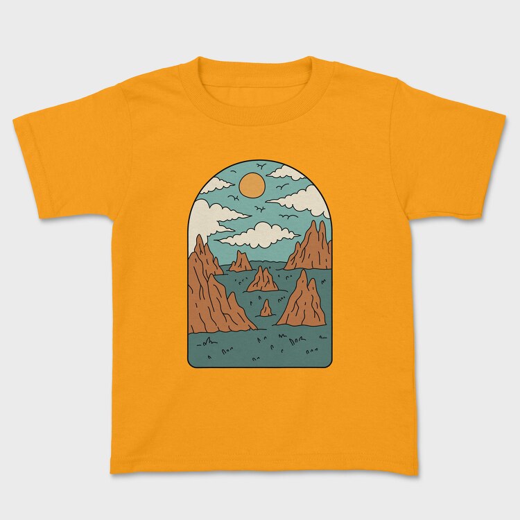 Landscape Nature, Kids' T-Shirt