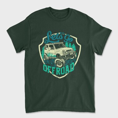 Lets Go Offroad, Unisex Men's T-Shirt