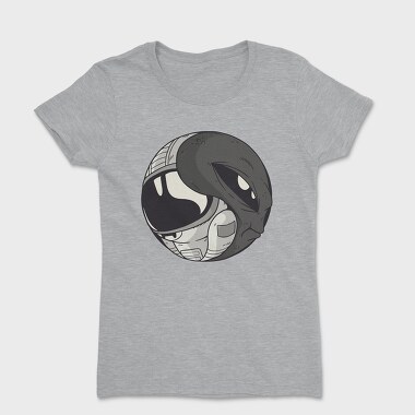 Space Yin & Yang, Women's T-Shirt