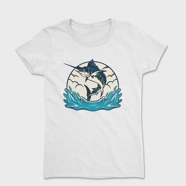 Women's T-Shirt, Marlin Fish 2