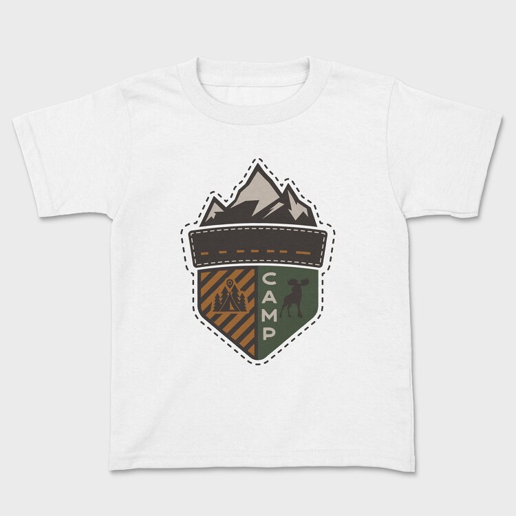 Mountain Camp Badge, Детска Тениска
