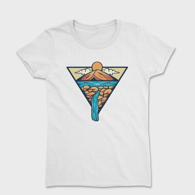 Mountain Illustration 1, Women's T-Shirt