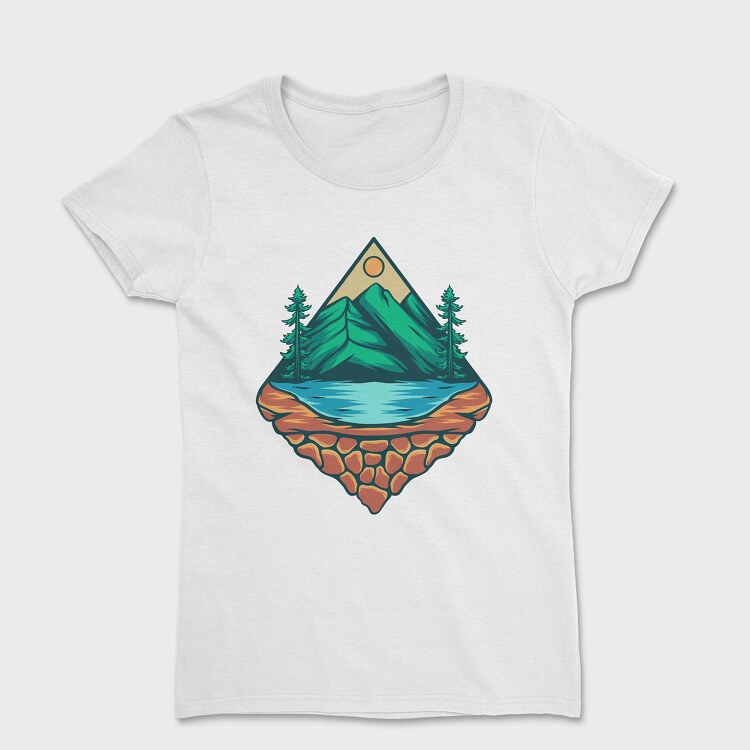 Mountain Illustration 5, Дамска Тениска