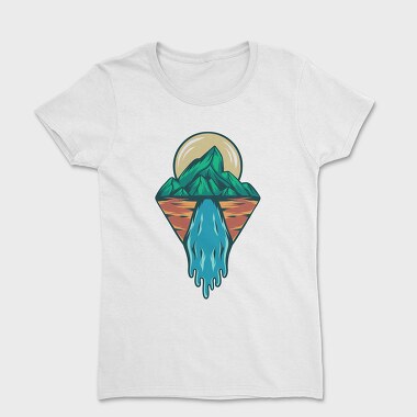 Mountain Illustration, Women's T-Shirt