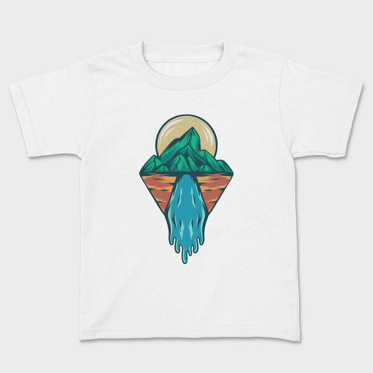 Mountain Illustration, Kids' T-Shirt