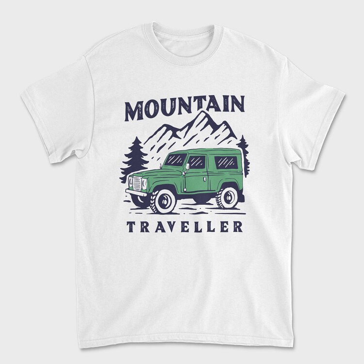 Mountain Traveller, Унисекс Мъжка Тениска