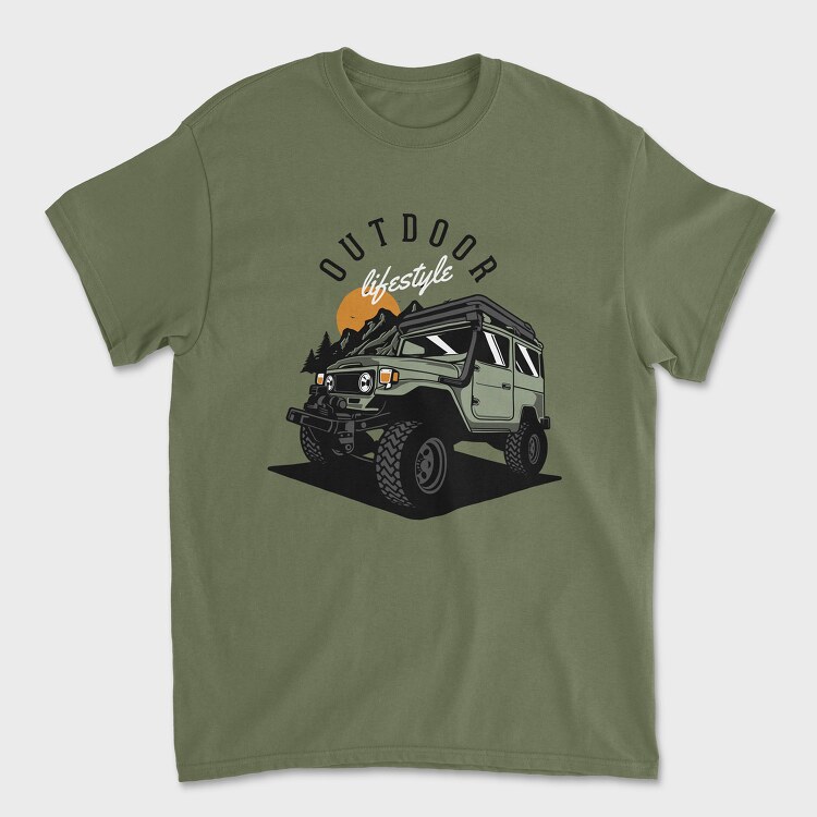 Outdoor Lifestyle, Унисекс Мъжка Тениска