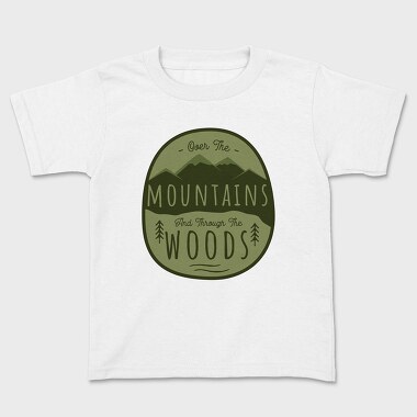 Over the Mountains, Kids' T-Shirt