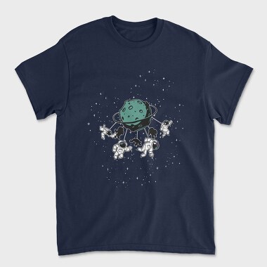Astronaut Carousel, Unisex Men's T-Shirt
