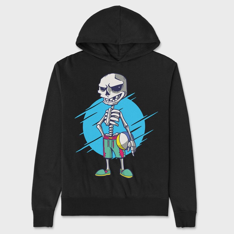 Beach Volley Skull, Унисекс Мъжко Суичър