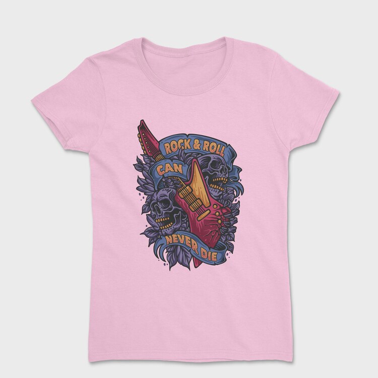 Rock and Roll Can Never Die, Women's T-Shirt