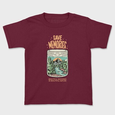 Save Memories Jar, Kids' T-Shirt